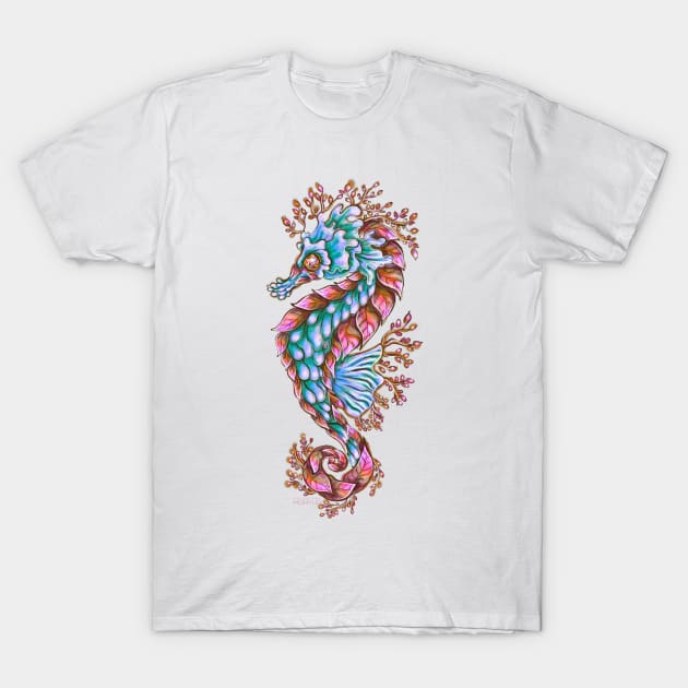 Seahorse T-Shirt by valentyna mohylei